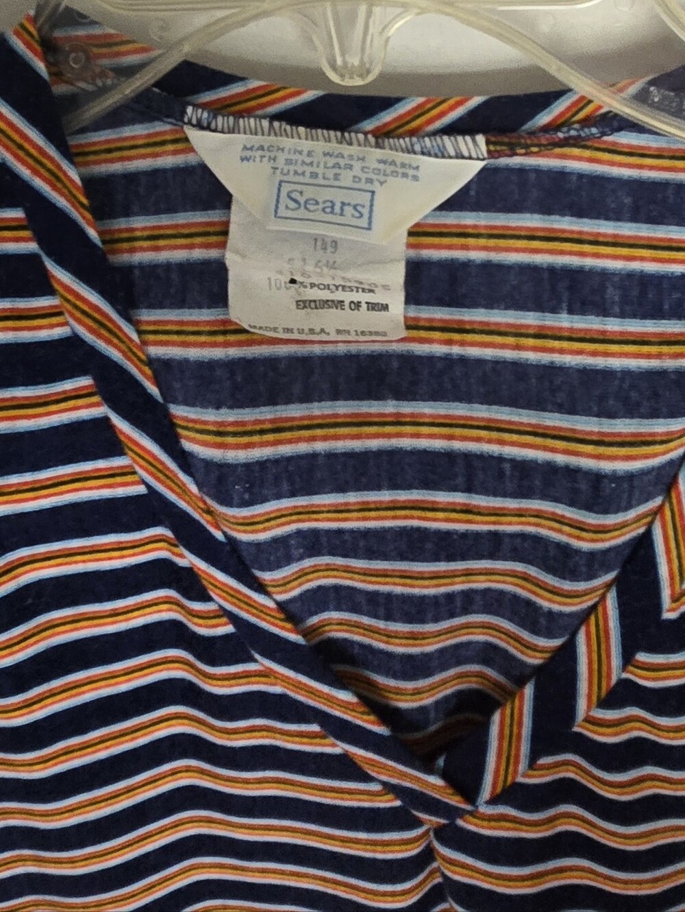Vintage Striped Tunic Dress